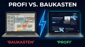 Profi vs. Website Baukasten: Warum DIY-Websites teurer sind, als Sie denken